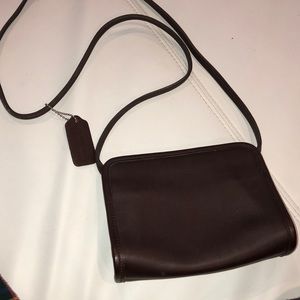 Leather coach bag